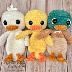 NO SEW Mr Duck the Snuggle Lovey amigurumi pattern by Alter Ego Crochet