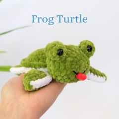 5-in-1 Pond Turtle Friends amigurumi by Crochet Pattern By Nina