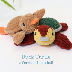 5-in-1 Pond Turtle Friends amigurumi pattern by Crochet Pattern By Nina