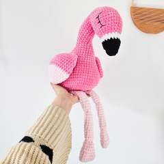 Felix the snuggle Flamingo  amigurumi pattern by Hugurumitoys