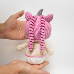 Luna The Baby Unicorn amigurumi pattern by BlinkYarnCrafts