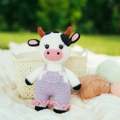 Daisy and Benny the Cow Bundle amigurumi by BlinkYarnCrafts