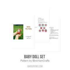 Baby Doll Set  amigurumi pattern by BlinkYarnCrafts