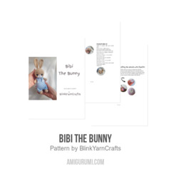 Bibi The Bunny amigurumi pattern by BlinkYarnCrafts