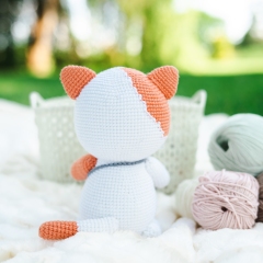 Ginger The Cat amigurumi pattern by BlinkYarnCrafts