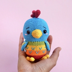 Lulu, the blue bird amigurumi pattern by Amigurumi with Eli