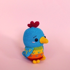 Lulu, the blue bird amigurumi pattern by Amigurumi with Eli