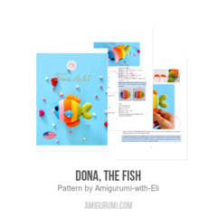 Dona, the fish amigurumi pattern by Amigurumi with Eli