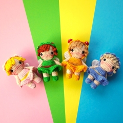 Four seasons Fairies amigurumi pattern by Amigurumi with Eli