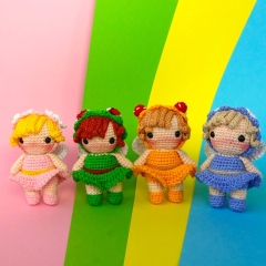 Four seasons Fairies amigurumi by Amigurumi with Eli