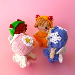 Four seasons Fairies amigurumi pattern by Amigurumi with Eli