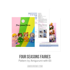 Four seasons Fairies amigurumi pattern by Amigurumi with Eli