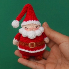 Happy Santa amigurumi by Amigurumi with Eli