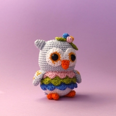 Oona the owl amigurumi pattern by Amigurumi with Eli