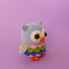 Oona the owl amigurumi by Amigurumi with Eli