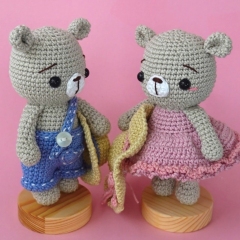 cute little bears amigurumi pattern by Amigurumi with Eli