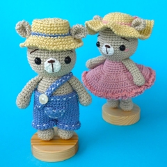 cute little bears amigurumi pattern by Amigurumi with Eli