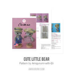 cute little bears amigurumi pattern by Amigurumi with Eli