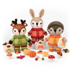 Forest Foragers  amigurumi pattern by Janine Holmes at Moji-Moji Design