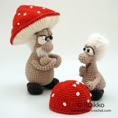 Fergus and Fungus the Fungi amigurumi pattern by IlDikko