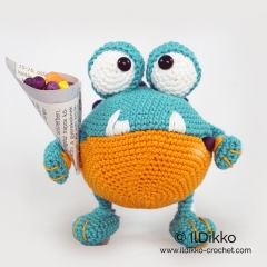 Buster the Monster amigurumi pattern by IlDikko