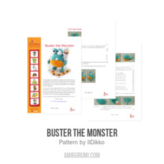 Buster the Monster amigurumi pattern by IlDikko