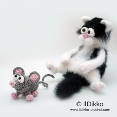 Calvin the Cosy Cat amigurumi by IlDikko