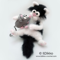 Calvin the Cosy Cat amigurumi pattern by IlDikko