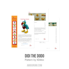 Didi the Dodo amigurumi pattern by IlDikko