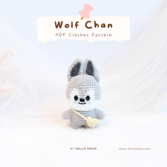 Baby Wolf Chan SKZ Crochet Pattern