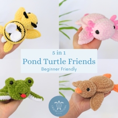 5-in-1 Pond Turtle Friends