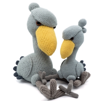 Shoebill Stork amigurumi pattern by MevvSan