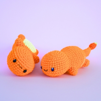 Charmander amigurumi pattern by Curiouspapaya