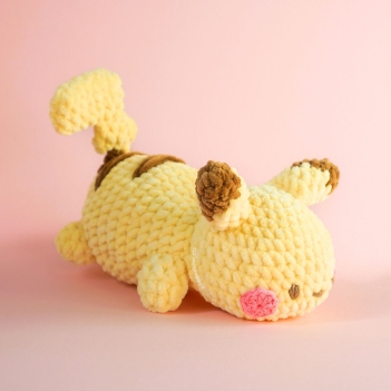 Pikachu amigurumi pattern by Curiouspapaya