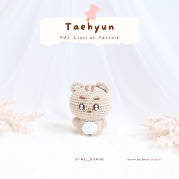 Baby Taehyun TXT Crochet Pattern amigurumi pattern by Hello Amijo