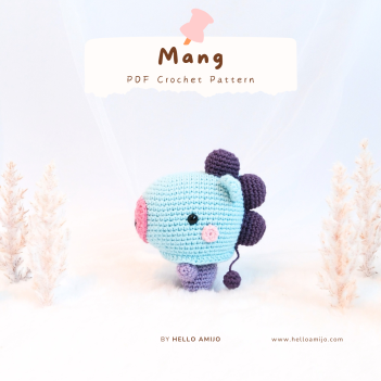 Baby Mang BT21 Crochet Pattern amigurumi pattern by Hello Amijo