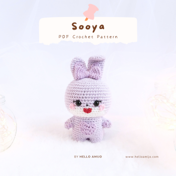 Sooya BP Crochet Pattern amigurumi pattern by Hello Amijo