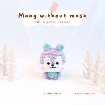 Baby Mang Without Mask BT21 Pattern amigurumi pattern by Hello Amijo