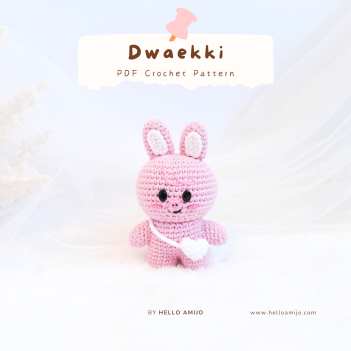 Baby Dwaekki SKZOO Crochet Pattern amigurumi pattern by Hello Amijo