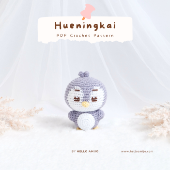 Baby Hueningkai TXT Crochet Pattern amigurumi pattern by Hello Amijo