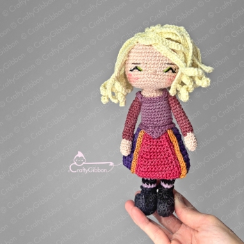 The Red Witch amigurumi pattern by CraftyGibbon