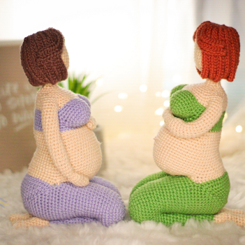 Mommy-to-Be amigurumi pattern by Mariia Zhyrakova