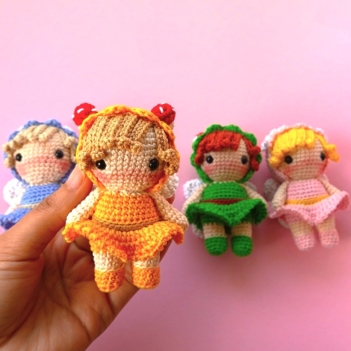 Four seasons Fairies amigurumi pattern by Amigurumi with Eli