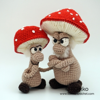 Fergus and Fungus the Fungi amigurumi pattern by IlDikko