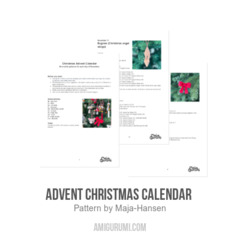 Advent Christmas Calendar  amigurumi pattern by Maja Hansen