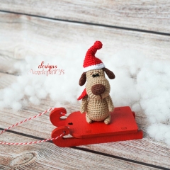 Christmas Puppy amigurumi pattern by VenelopaTOYS