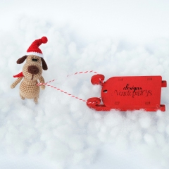 Christmas Puppy amigurumi pattern by VenelopaTOYS