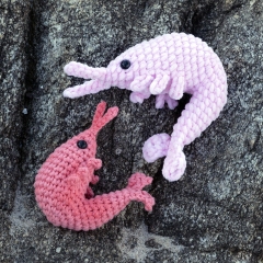 Shrimp No-Sew amigurumi pattern by MevvSan