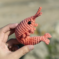 Shrimp No-Sew amigurumi by MevvSan