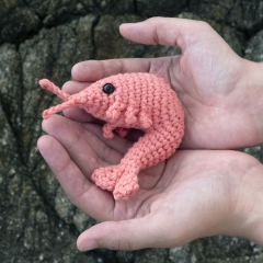 Shrimp No-Sew amigurumi pattern by MevvSan